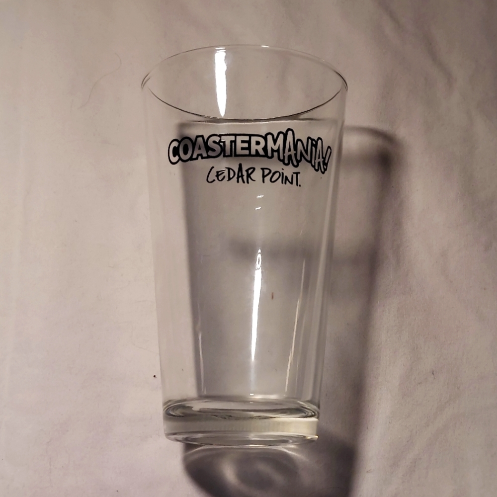 Collectible Cedar Point Coastermania 8oz Glass